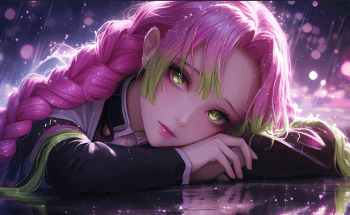Wallpaper:5mogqufosmc= Mitsuri Kanroji
