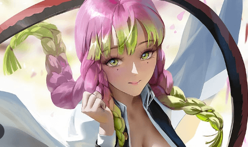 Wallpaper:5mogqufosmc= Mitsuri Kanroji